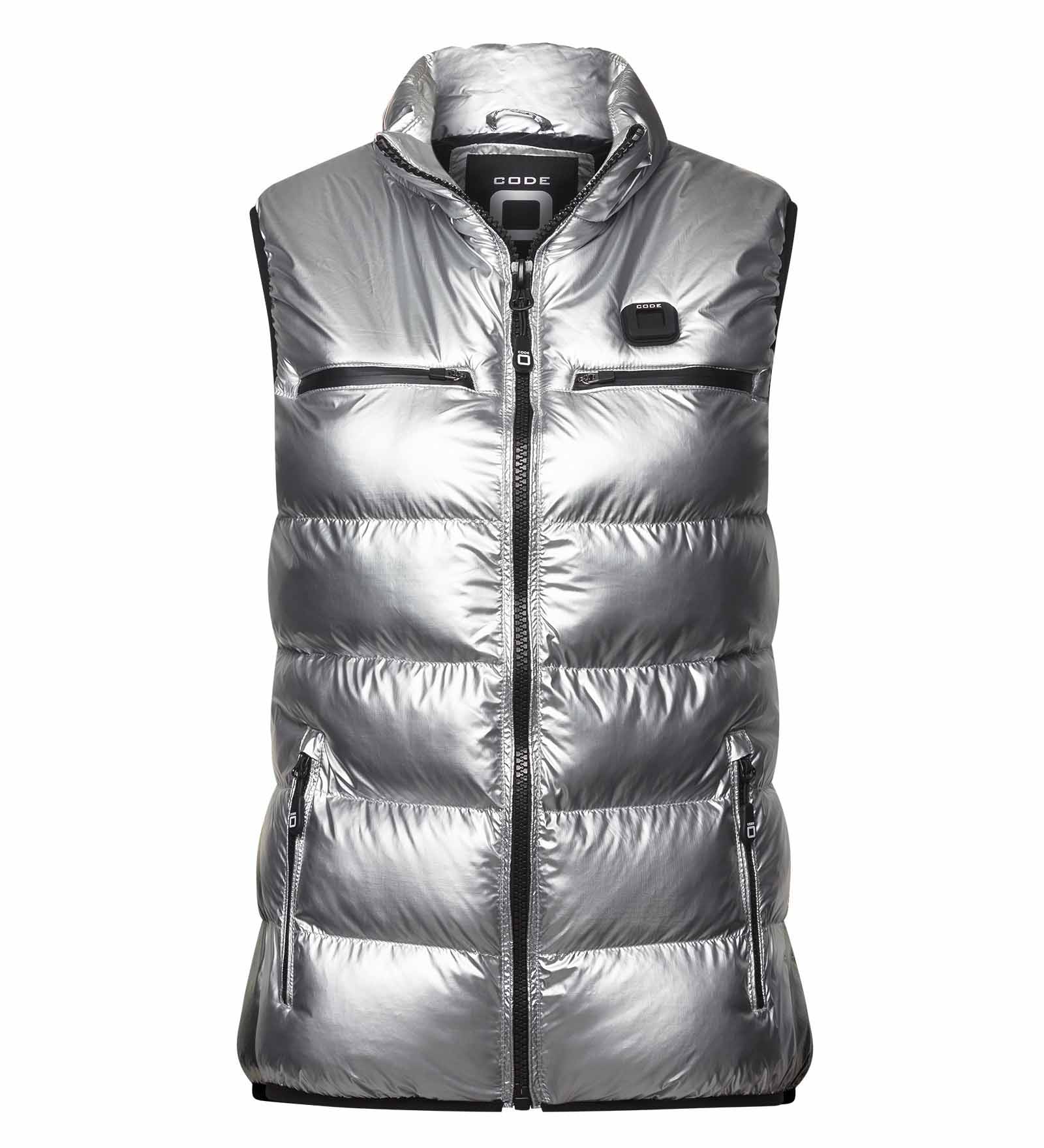 Grey quilted vest womens hotsell