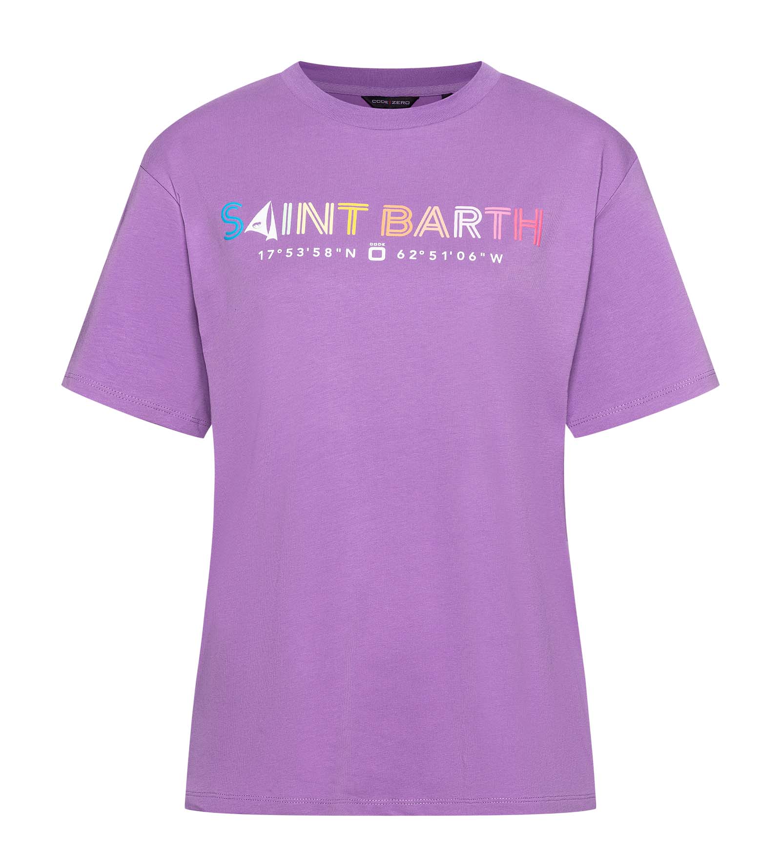 Les Voiles de St Barth T-Shirt Women Reef Lilac XL | CODE-ZERO