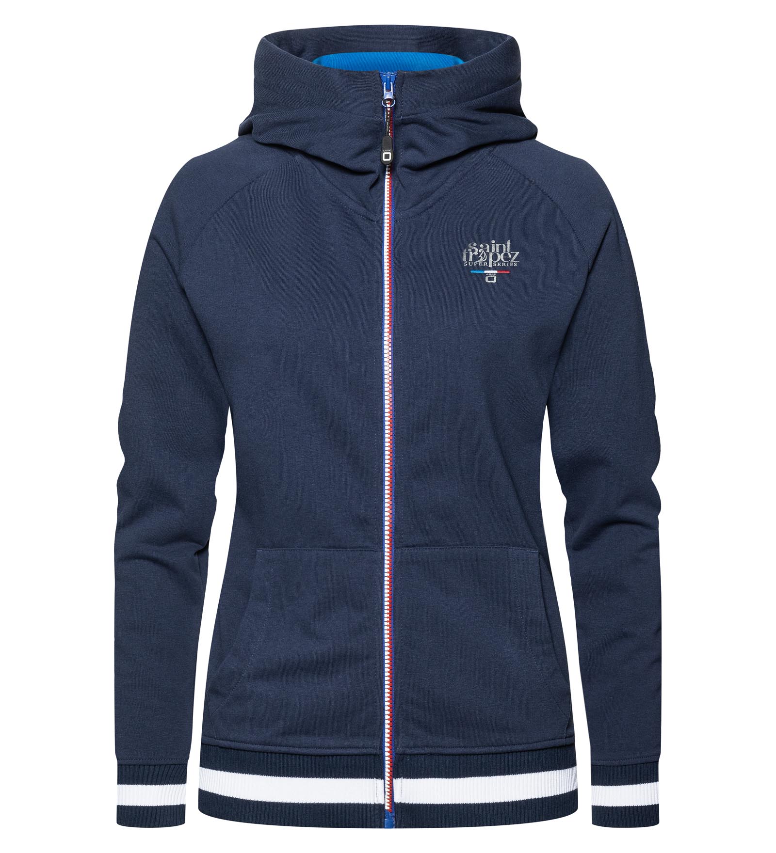 Navy zip hoodie women's best sale